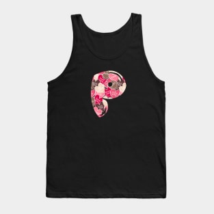 Monogram Letter P Tank Top